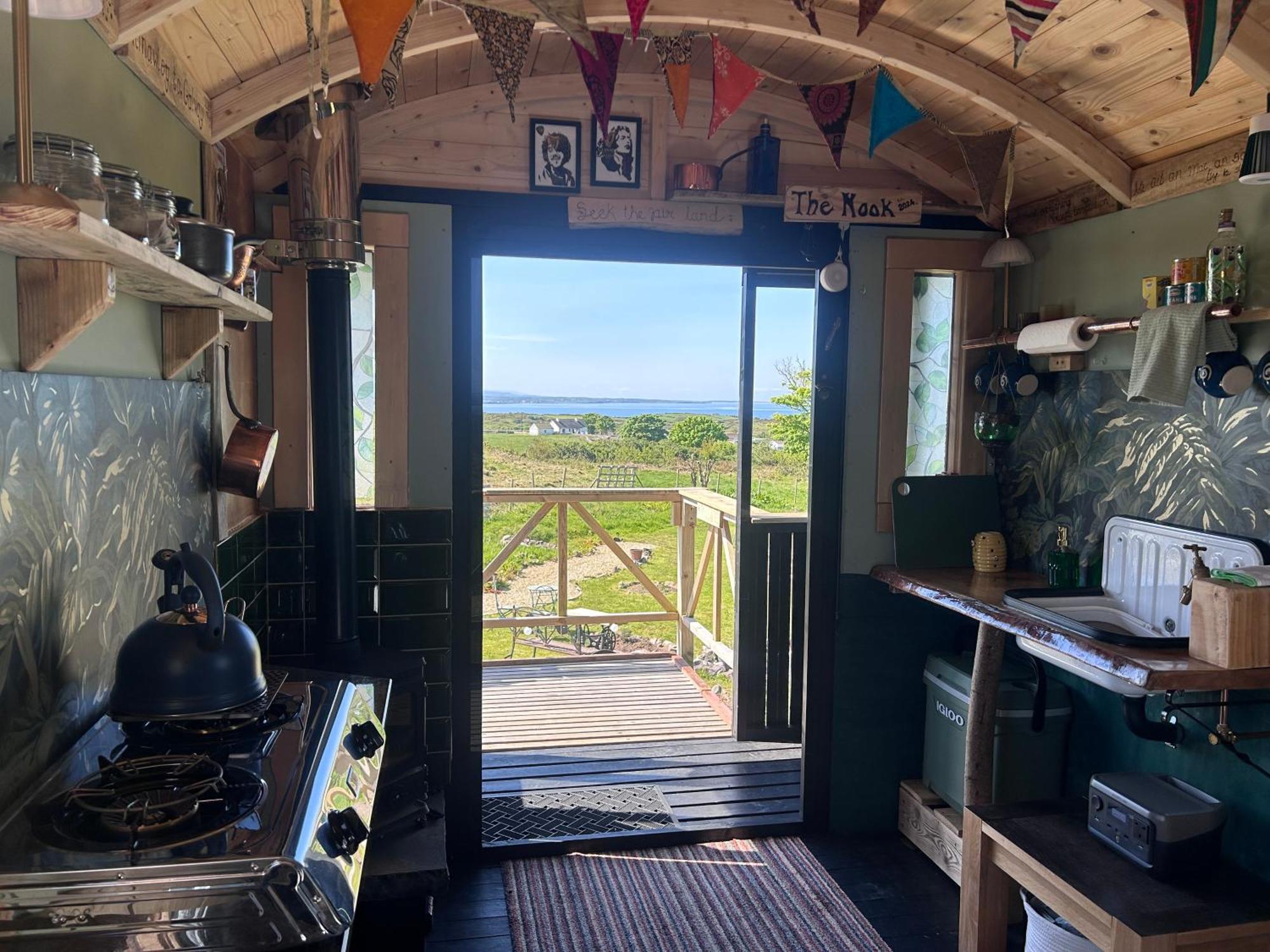 The Creevy Cabin Ballure Buitenkant foto